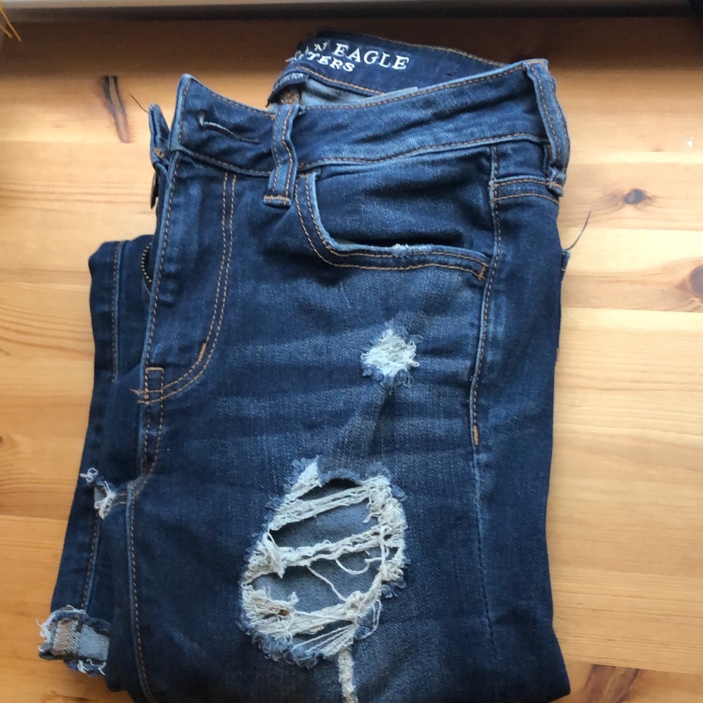 American Eagle ripped jeans